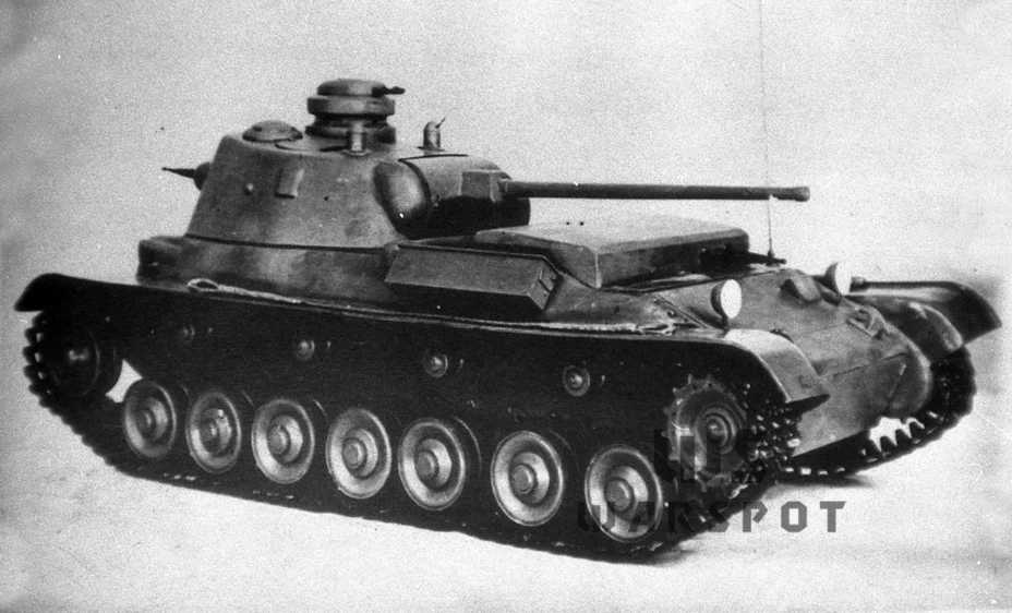 Т-44 с 57-мм пушкой ЗИС-4 в апреле 1941 г.