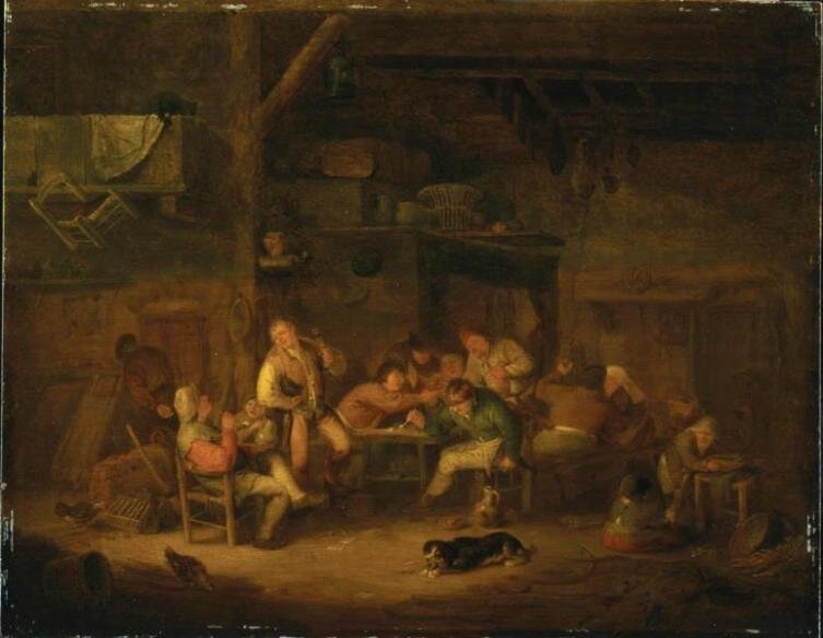    Адриан Янс ван Остаде, «Крестьянская пирушка», 1635 г. Фото: общественное достояние