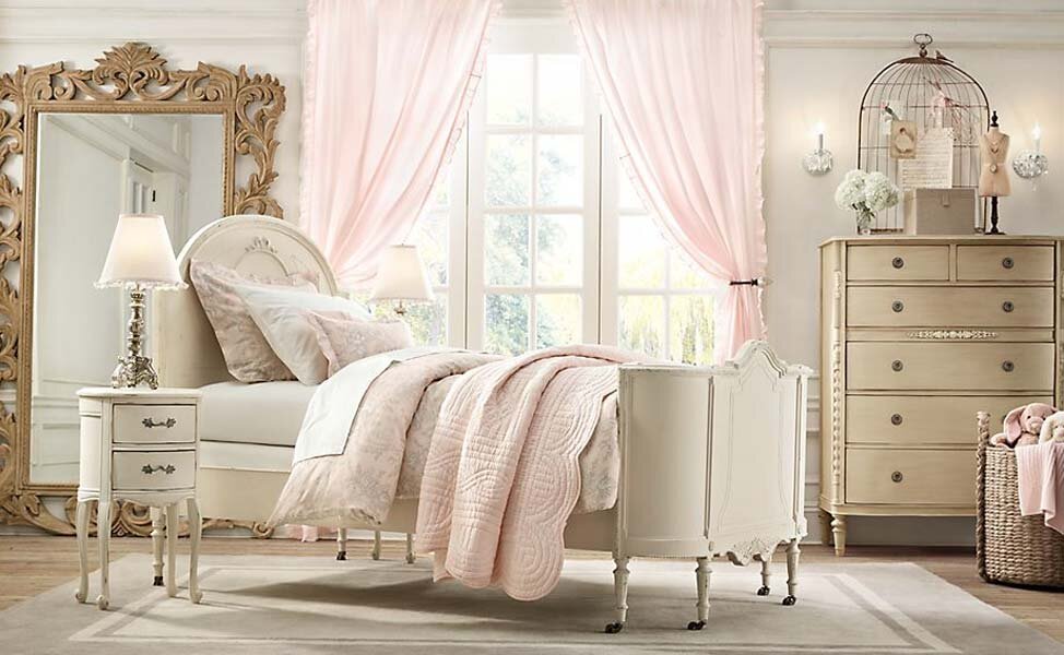 Интерьер в стиле шебби-шик. Фото 2.