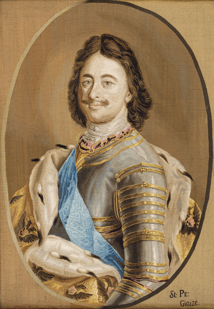 Гобелен с изображением Петра Великого. Вторая половина XVIII в.