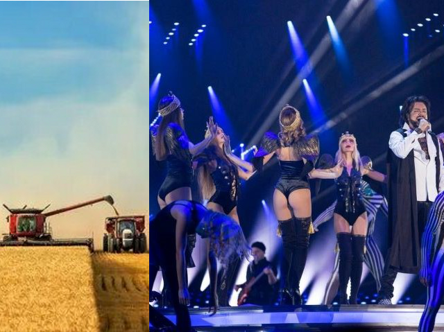 Уборка урожая и шабаш попсы 