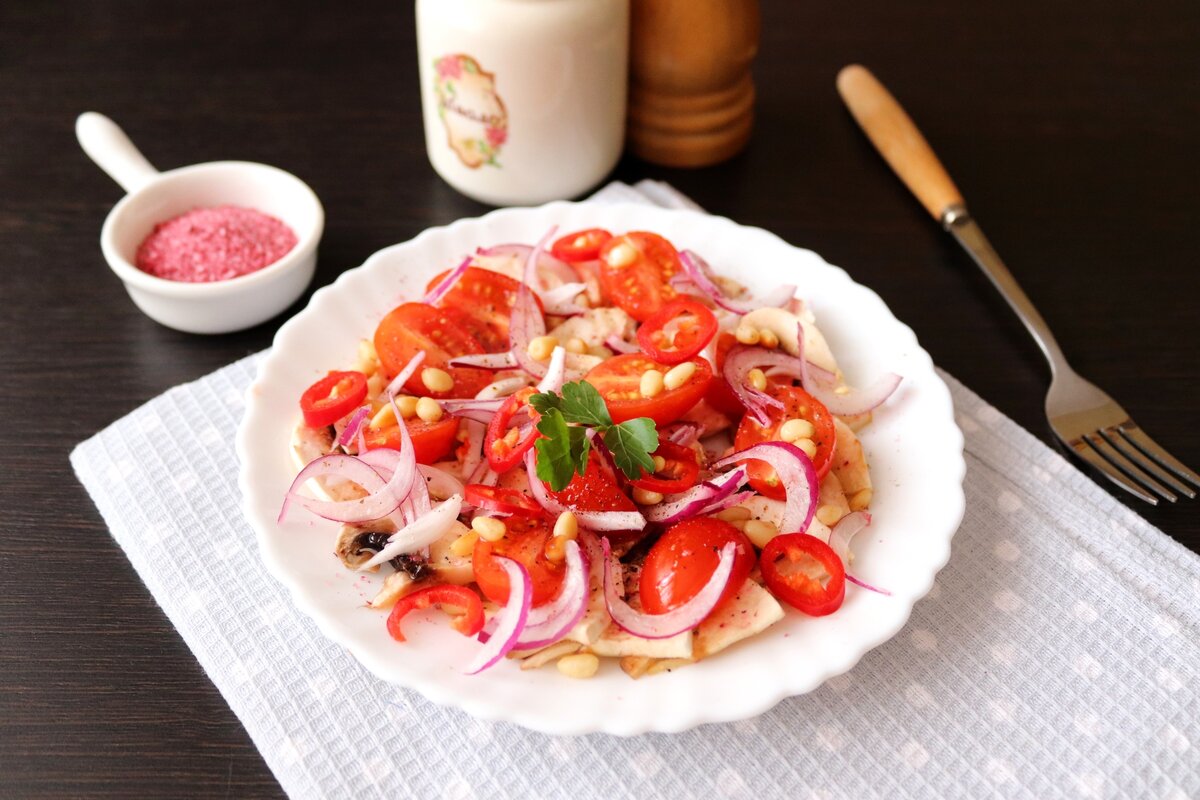    Салат из свежих шампиньонов