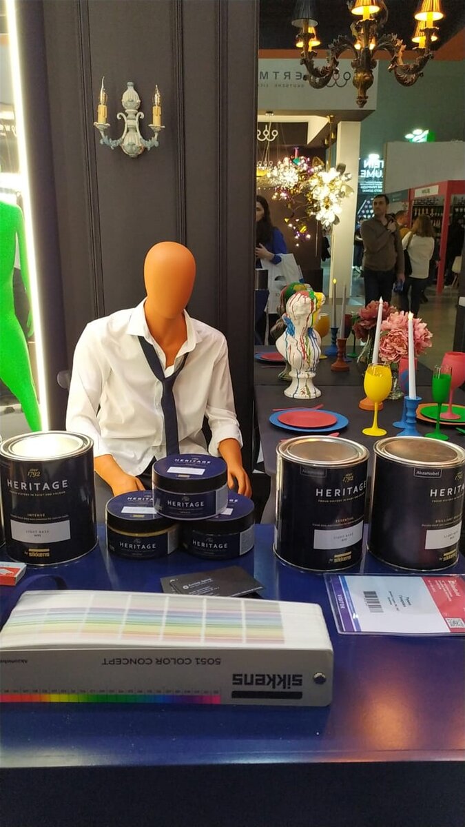 Краска Heritage от Sikkens стала участником выставки Мосбилд