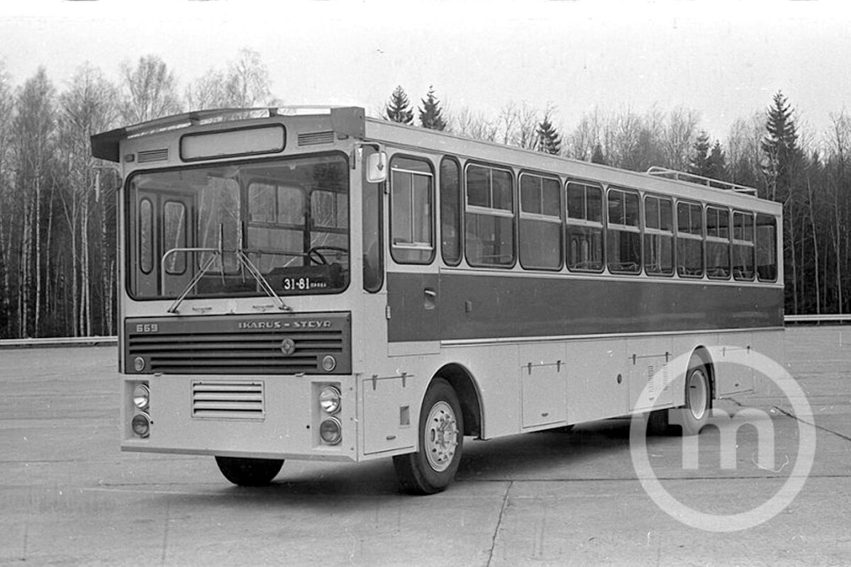 ▲ Ikarus 669, построенный на шасси Steyr