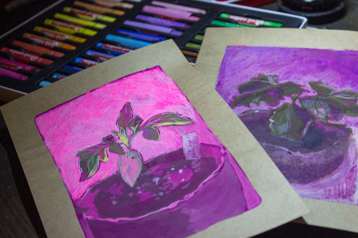 Скорые портреты рассады)