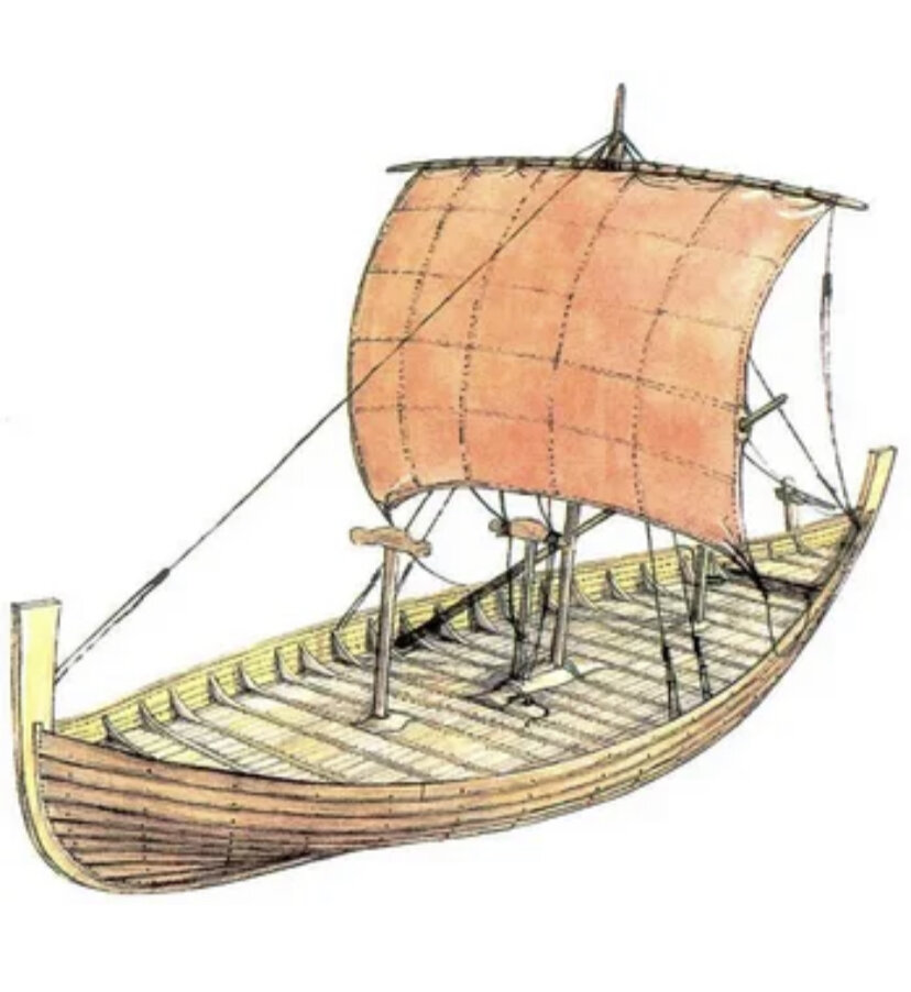 Название ладьи. Греческая Триера. Финикийский древний корабль парусник. Первая парусная лодка Месопотамии. Первые парусные корабли.