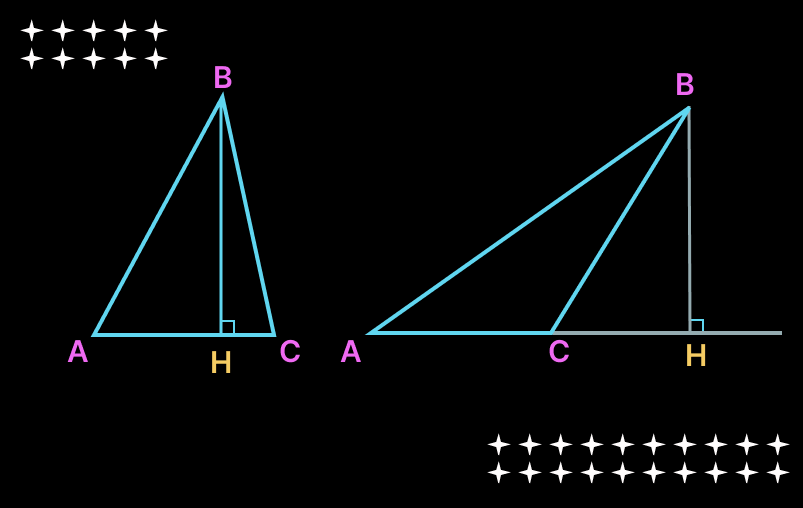 ВН — высота треугольника