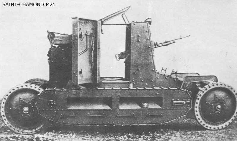 Колесно-гусеничный танк Сен-Шамон М. 21