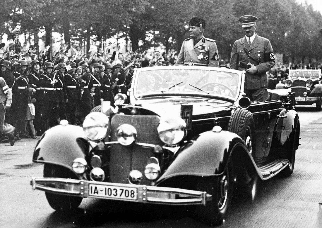 Mercedes-Benz 540k Special Roadster. Гитлер, Муссолини, Герринг и ветеринар  Попов В.В из Симферополя | Gaz 24 Official ☑️ | Дзен