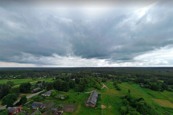 Cело Сушаны в Брянской области, на которое совершили нападение 