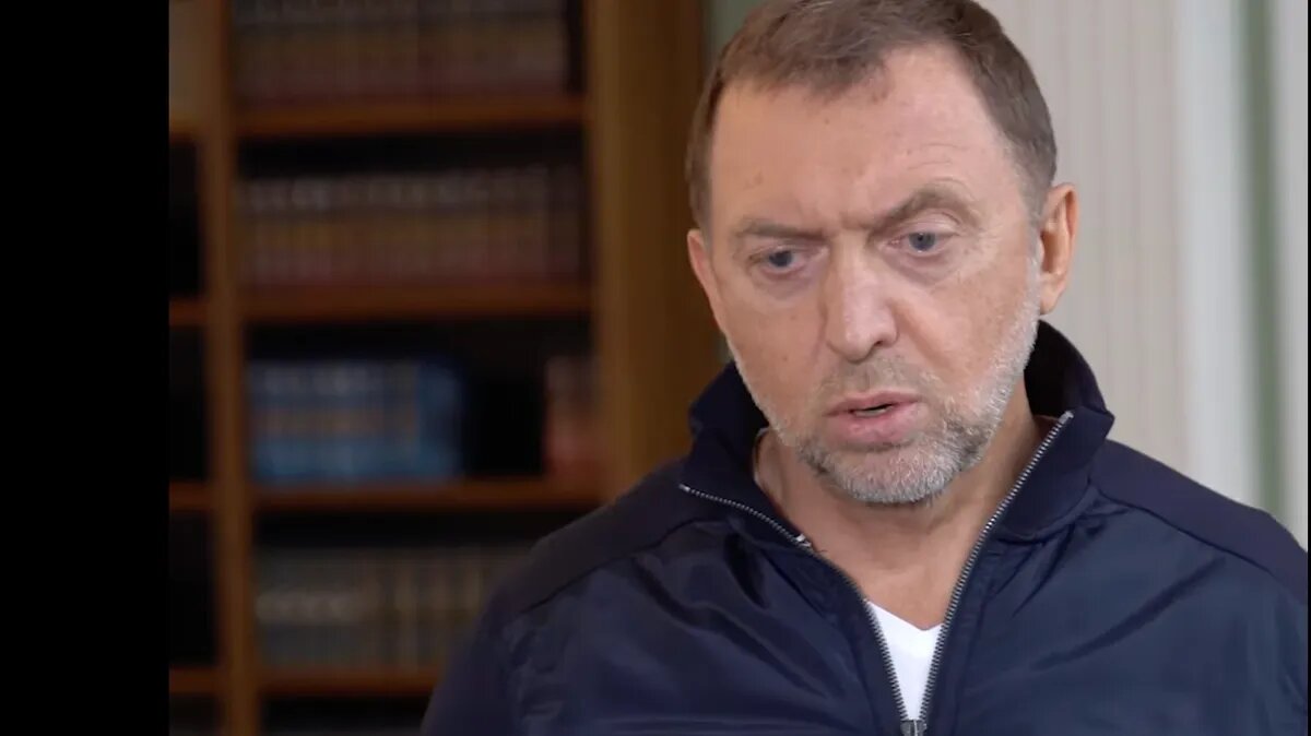 Фото: стоп-кадр из эфира с Дерипаской