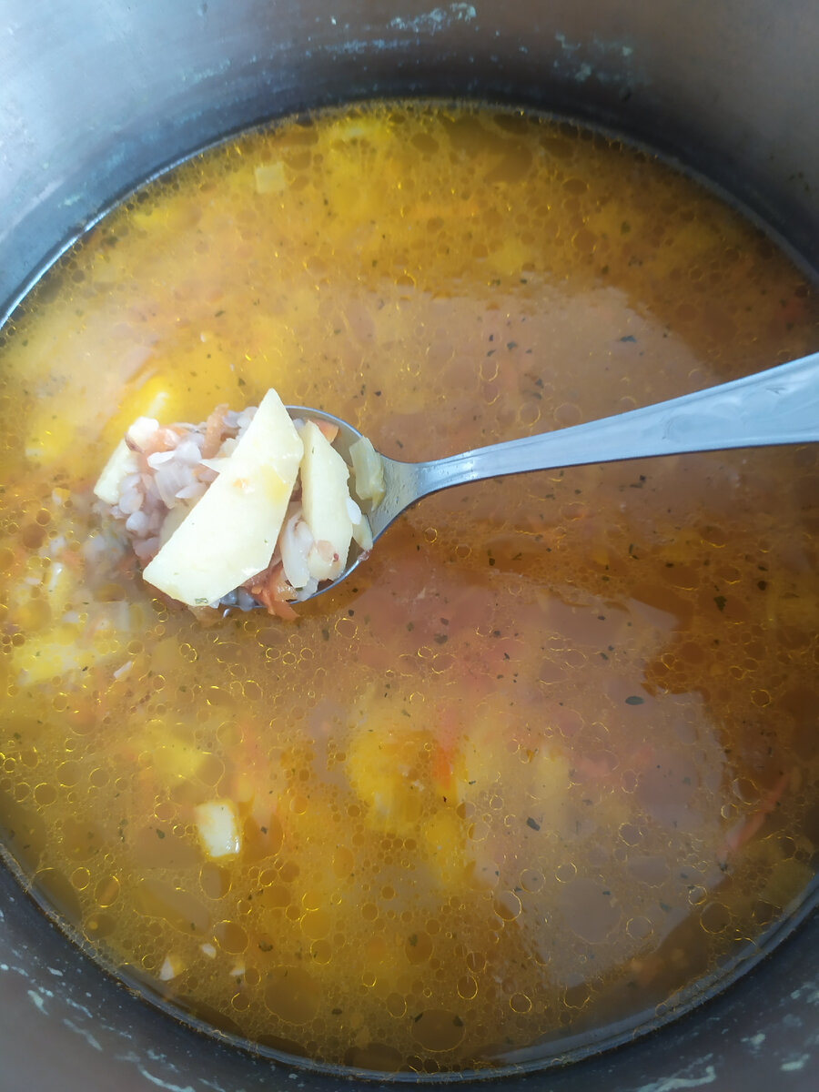 суп гречневый