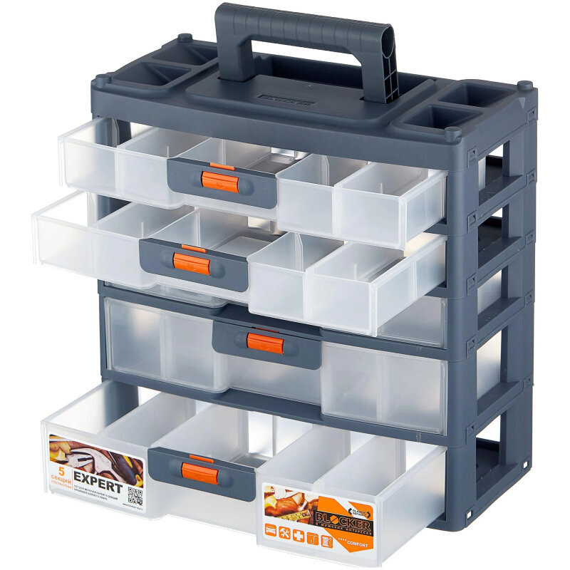 Покупной бокс для хранения мелких элементов (деталей, метизов и т.п.). 