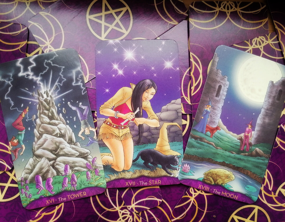 16 - Башня, 17 - Звезда, 18 - Луна