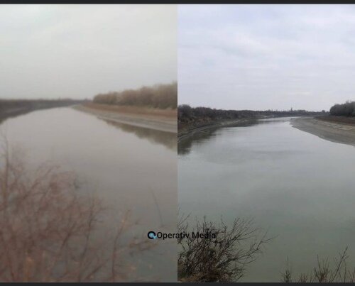 река Кура 28 февраля и 5 марта. 