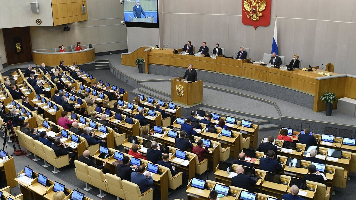    Пленарное заседание Госдумы РФ, завершающее осеннюю сессию© РИА Новости . Максим Блинов
