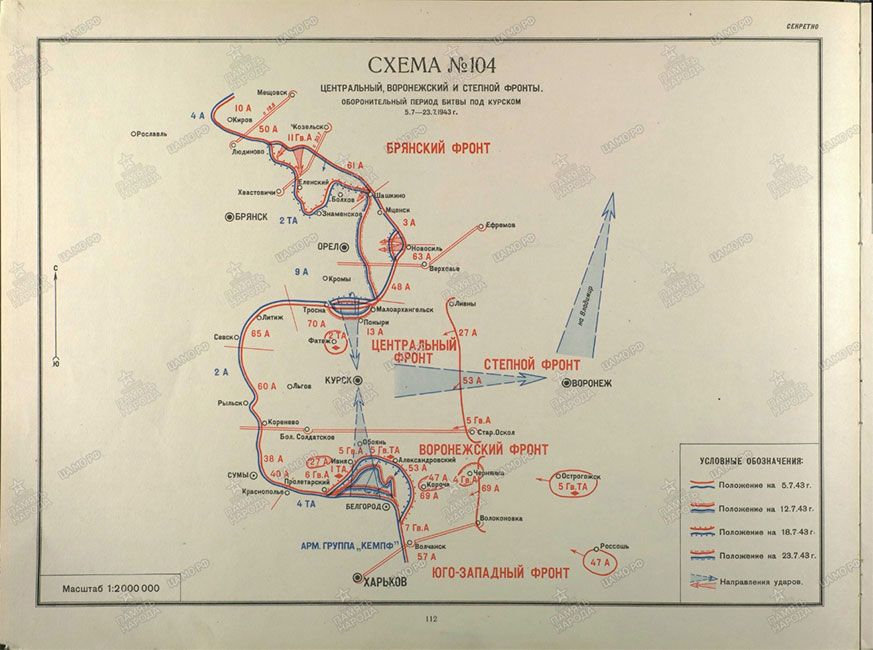 План немцев под курском