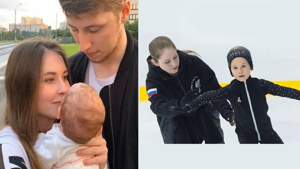 Юлия Липницкая с семьёй и на работе