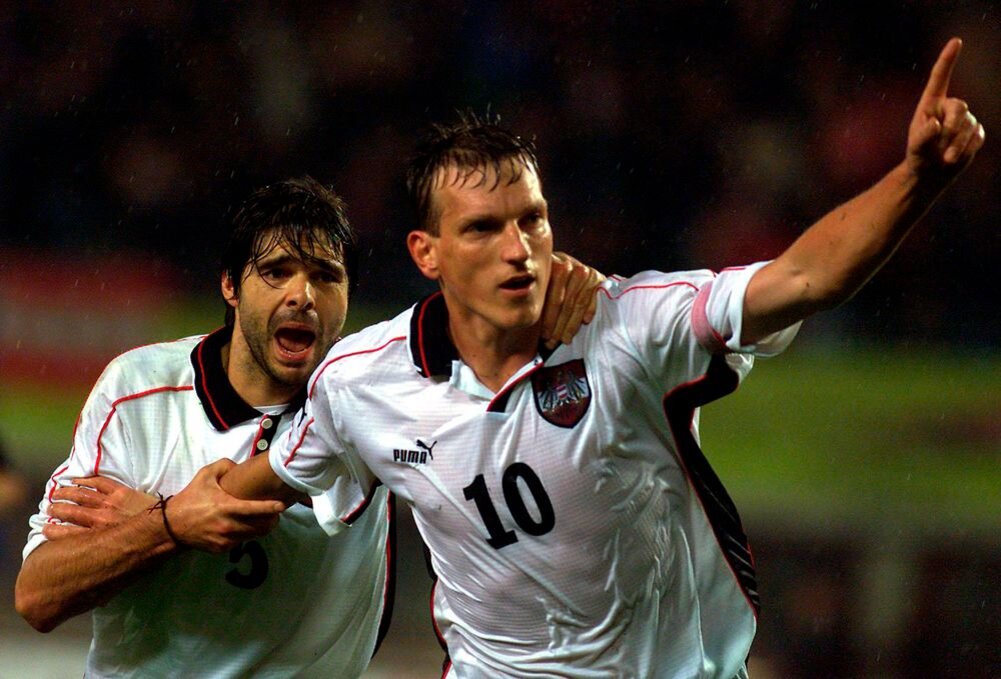 Андреас Херцог - лидер сборной Австрии - начала 90-х годов