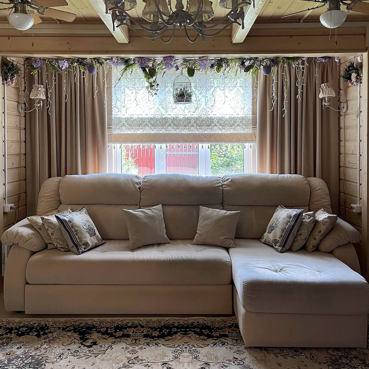 римская штора тюль