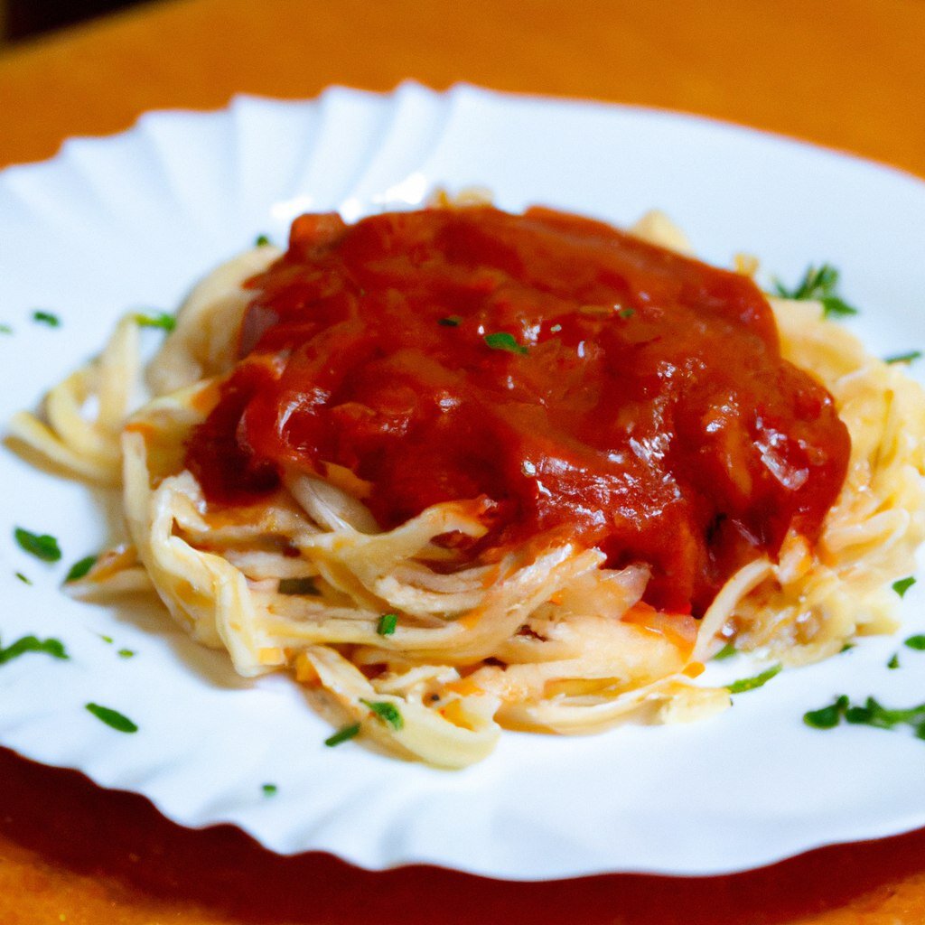 Спагетти в соусе-ленивый способ приготовления