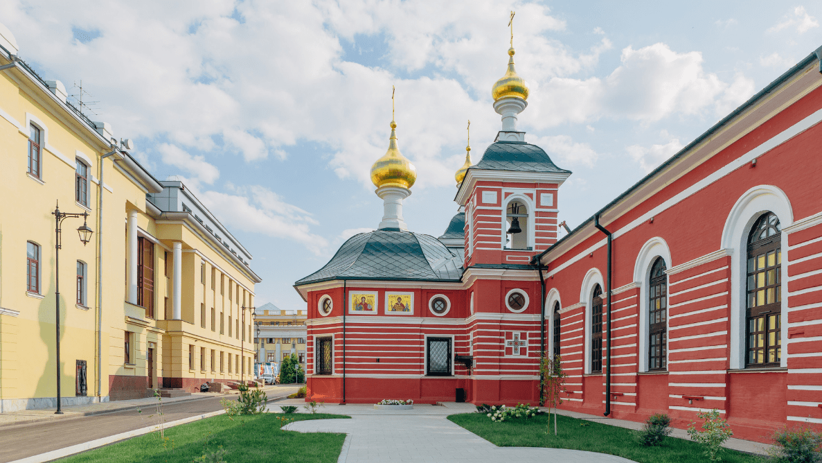 Храмы Нижегородского Кремля - Никольский храм при манеже. | Нижегородский  кремль | Дзен