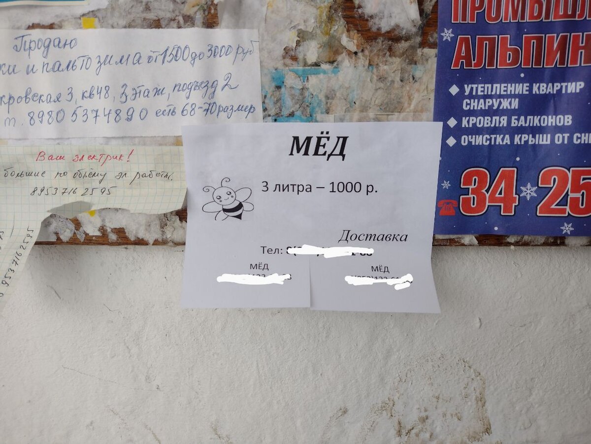 Цена на мёд в Тамбове в марте от неизвестного пчеловода.