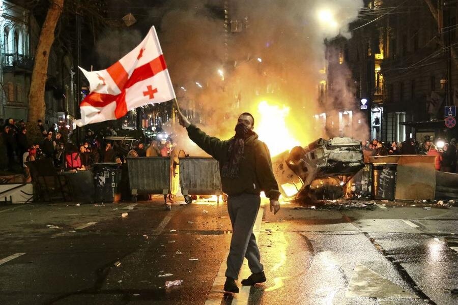 Грузия март 2023 год