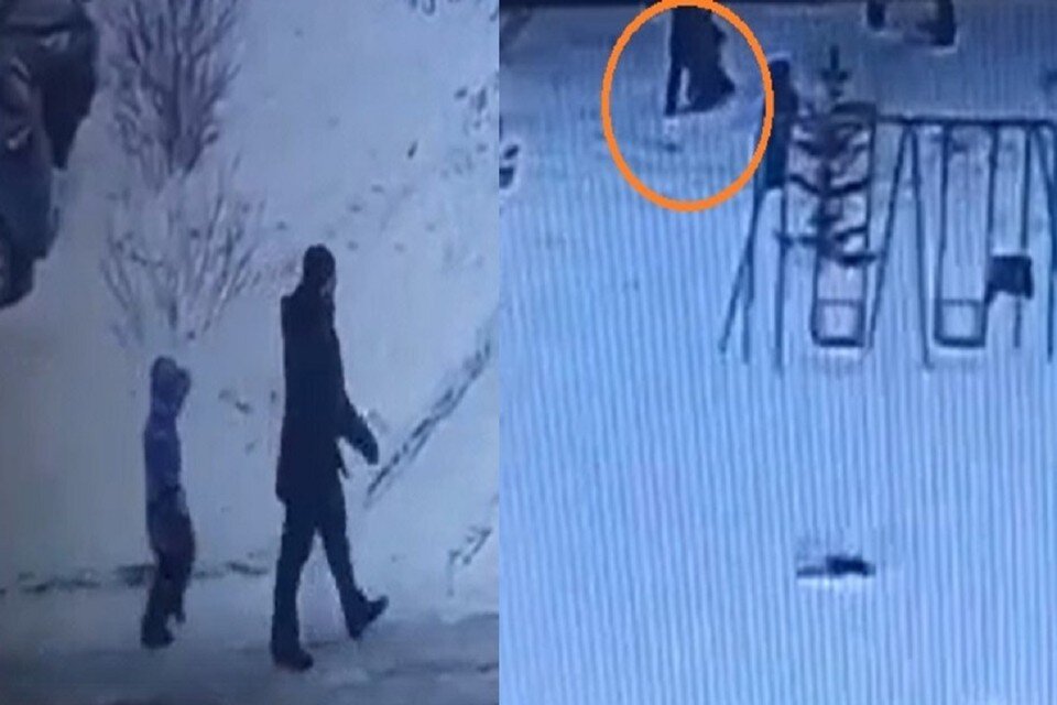     Под Новосибирском мужчина схватил 9-летнего мальчика и велел своей дочери его избить. Фото: стоп-кадр.