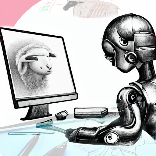 Kandinsky 2.0 и ERNIE-ViLG: андроид, размышляющий об устройстве электроовец