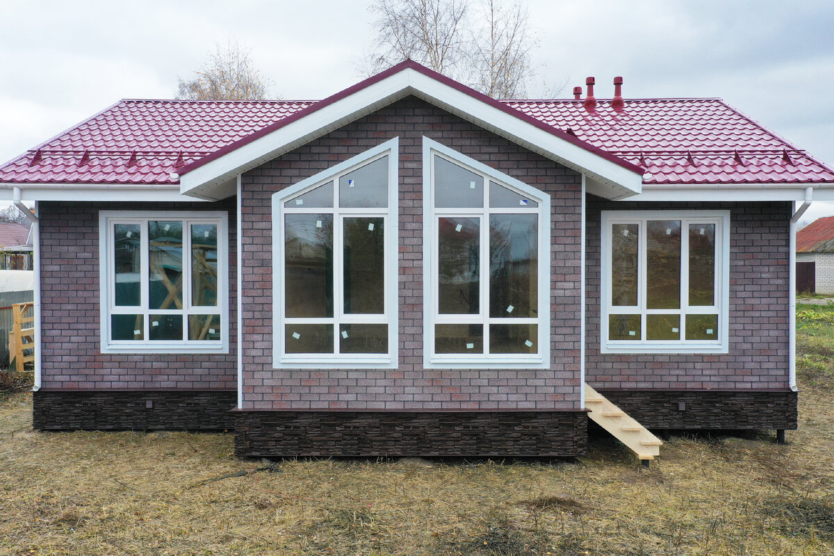 Каркасный дом 11,5х9,5м по проекту Фортуна от компании «Мастер». Гарантия до 10 лет.