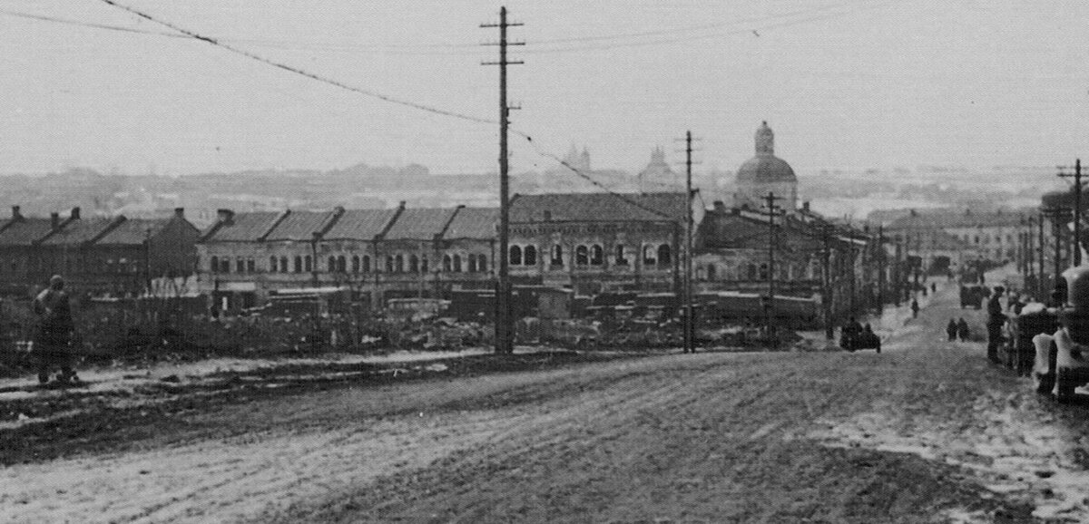 Уездный городишко Вязьма до войны... (фото из открытых источников)...