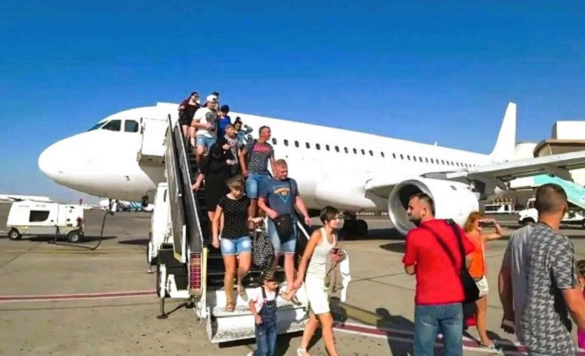 Туристы в полете