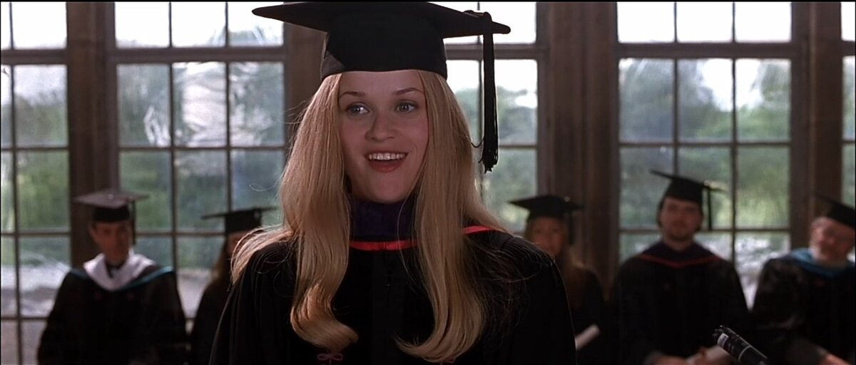 Кадр из фильма "Блондинка в законе" (Legally Blonde, 2001)