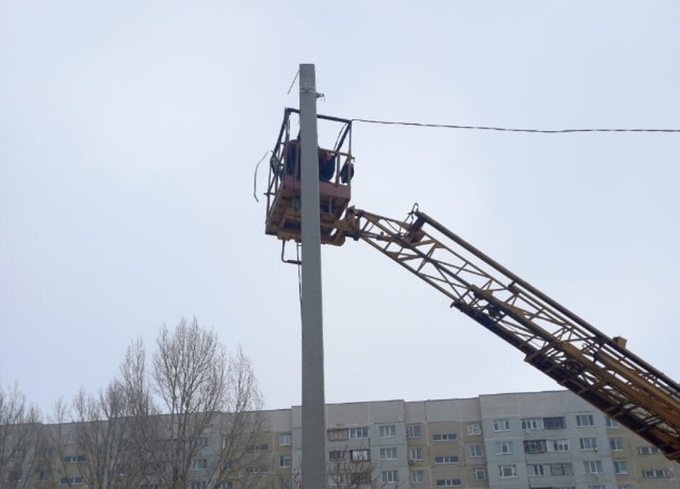     освещение восстанавливали во всех районах областного центра  Администрация города Ульяновска