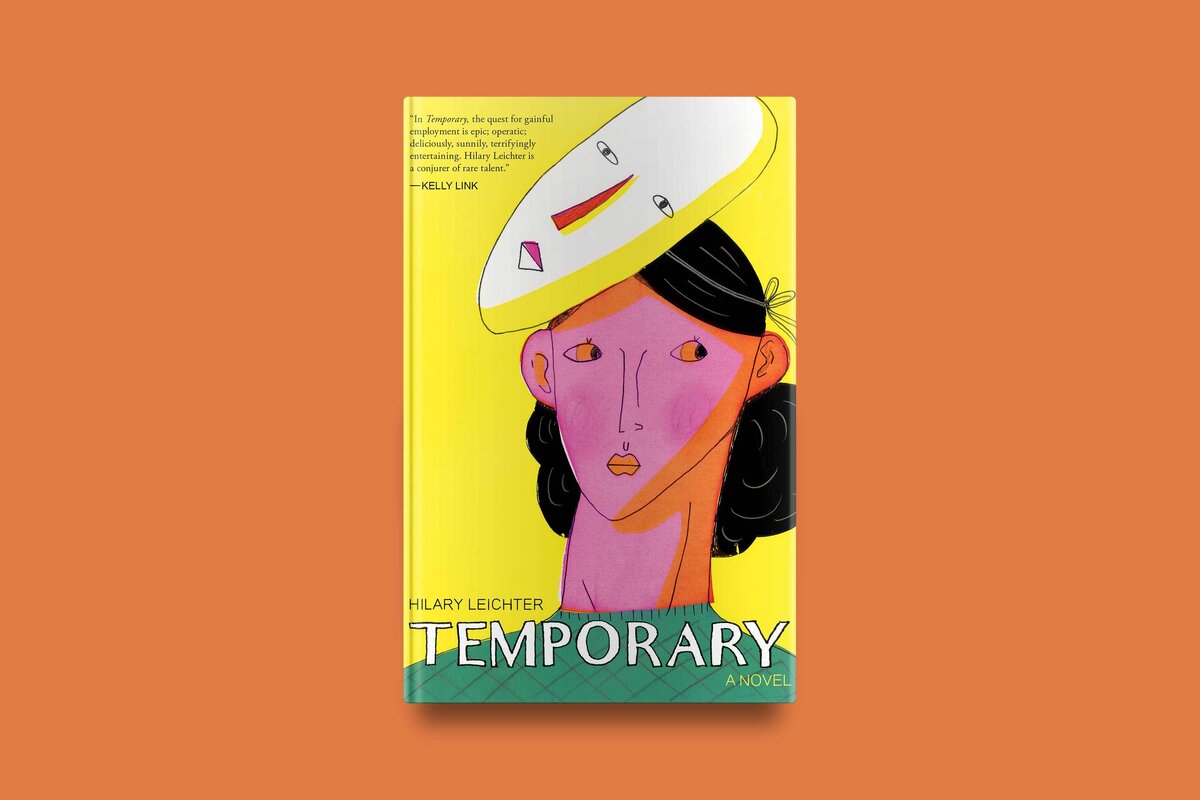 Оригинальная обложка книги "Временно" Хилари Лейхтер