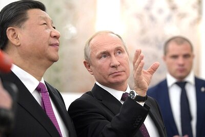    Переговоры президента РФ Владимира Путина и председателя Китайской Народной Республики (КНР) Си Цзиньпина ©сайт президента России