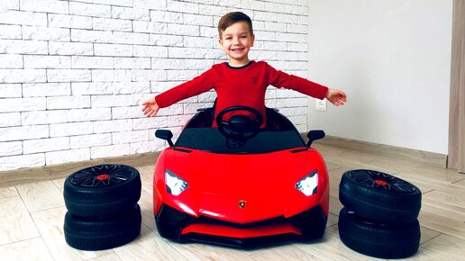 Mark and his Lambo cars. Short Movie for Kids