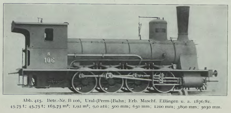 Паровоз типа 0-4-0 производства завода Esslingen, чья конструкция была принята основой для конструкции «паровозов правительственного запаса»[1]