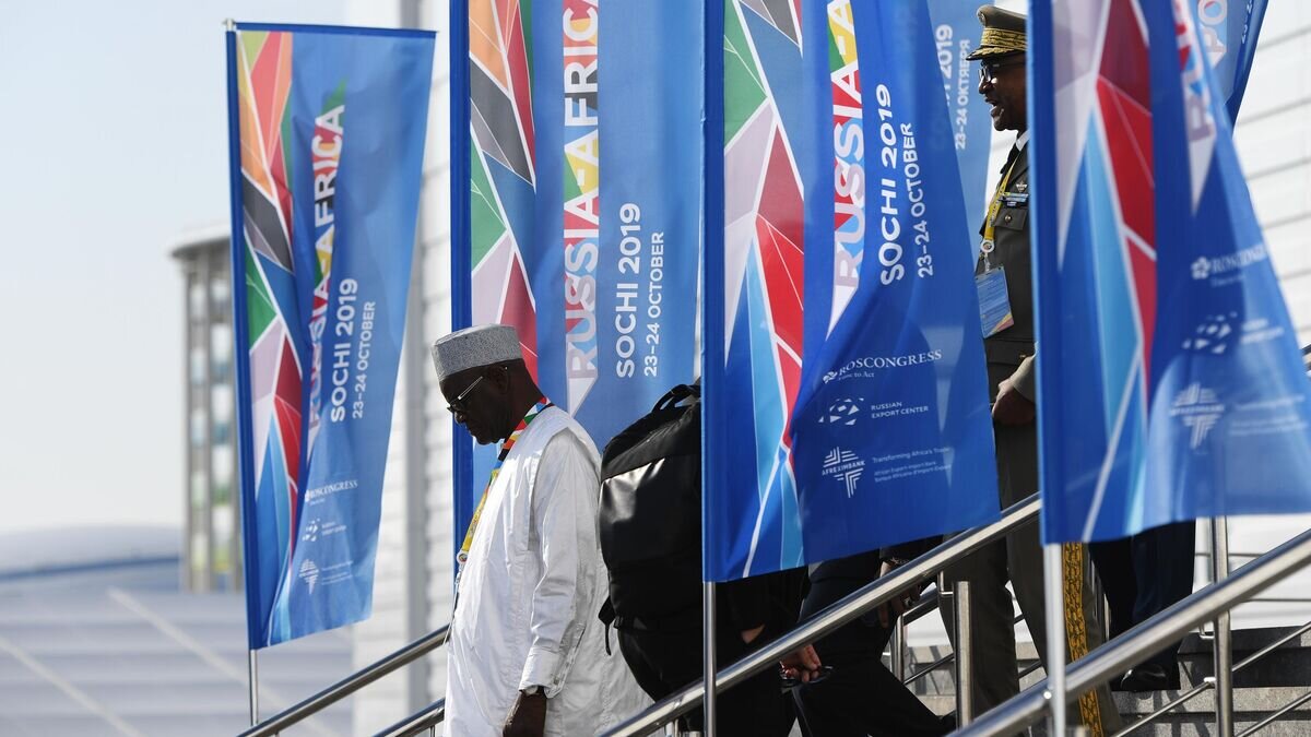    Участники экономического форума "Россия - Африка" в Сочи© РИА Новости / Григорий Сысоев