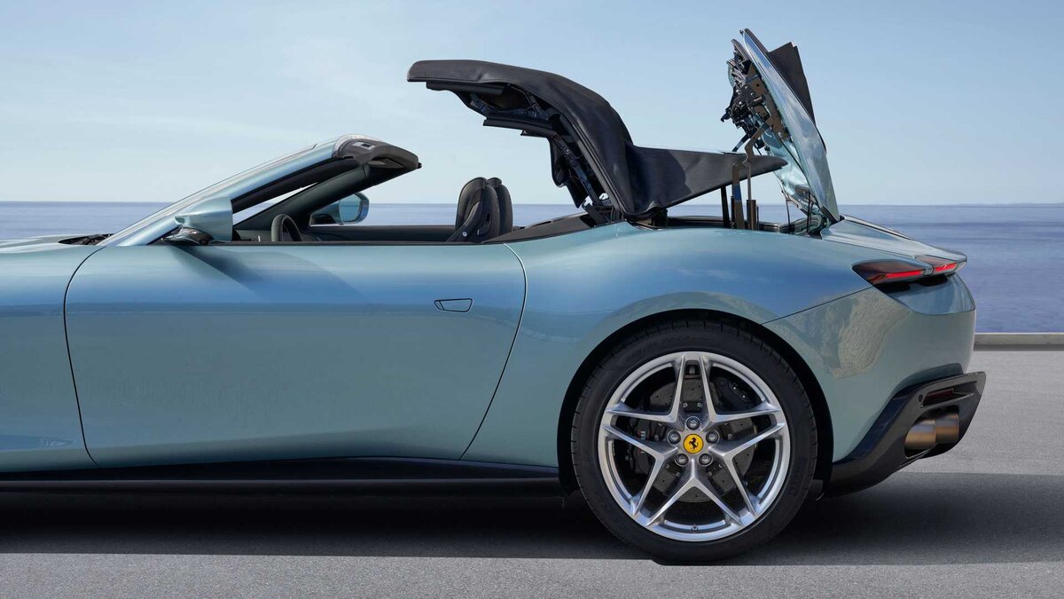 Ferrari Roma Spider дебютирует с тканевой крышей и мощностью 612 л.с. |  AgentMotors | Дзен