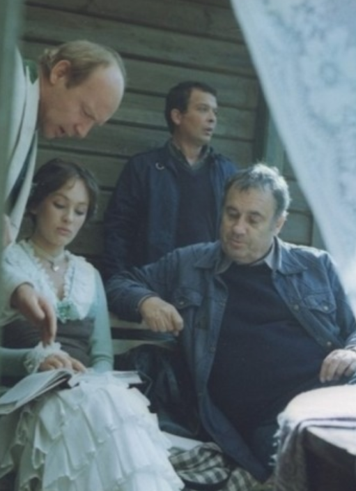 Гузеева на съемках "Жестокого романса"