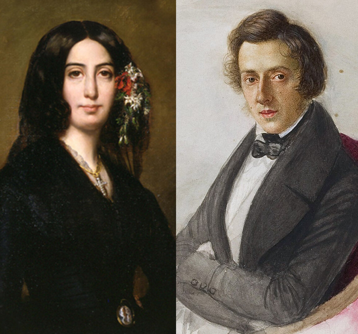 Жорж Санд и Фридерик Шопен
