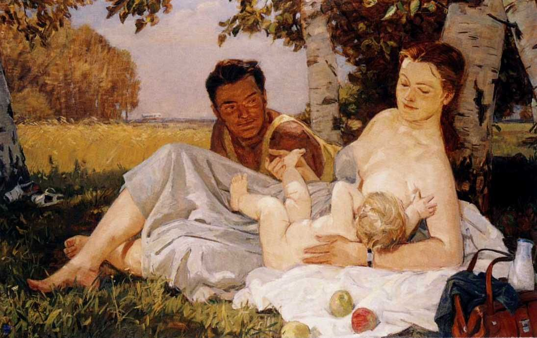 Картины женщины в бане в советской живописи