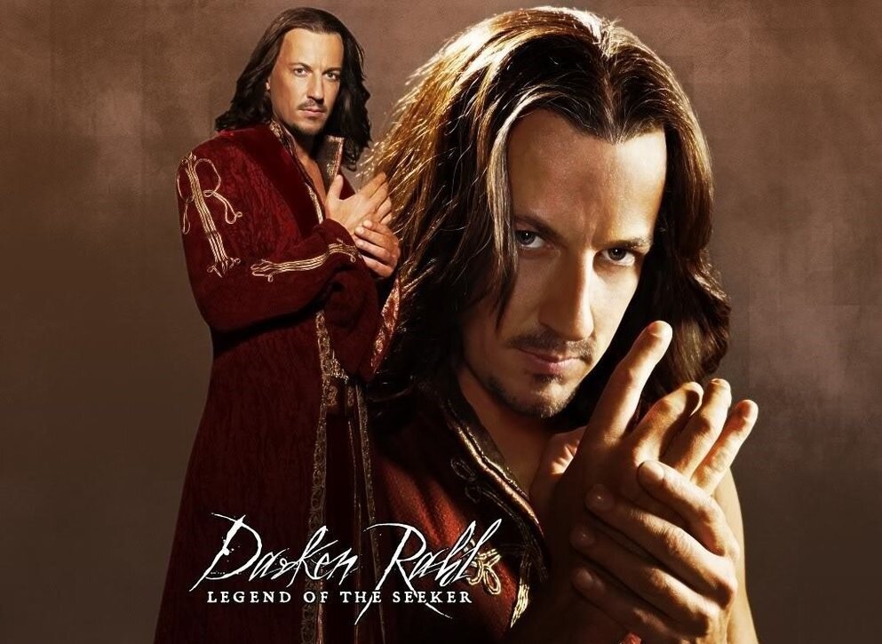 Халдир из Лориэна в роли Даркена Рала, сериал "Легенда об Искателе" (коллаж www.music.yandex.ru).