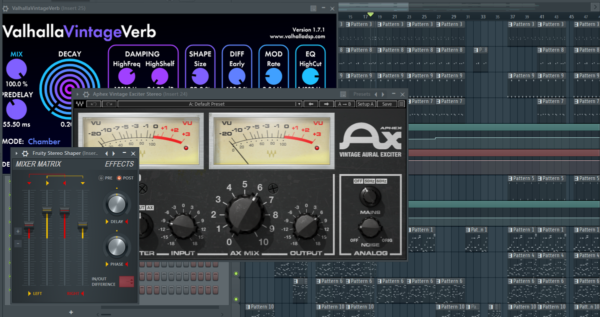 Были плагины для сведения
