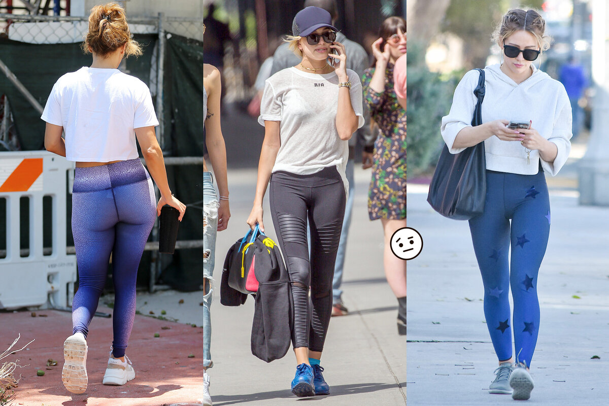     Побочка - ягодицы с "мишенью": звезды, которые безвкусно носят леггинсы