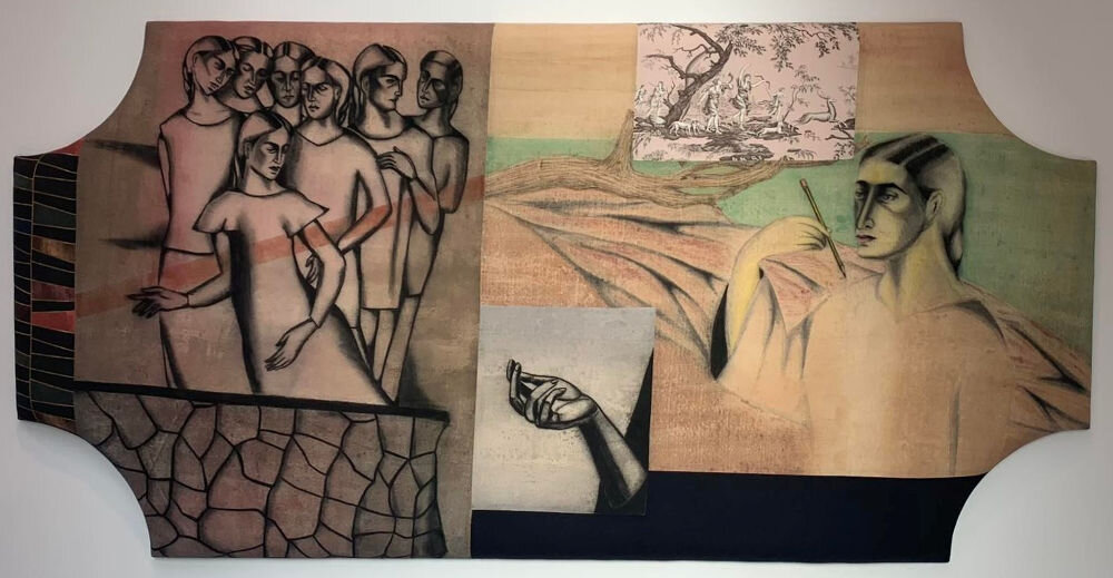 Anju Dodiya Работа из серии «Мост сомнений» 2021-2022