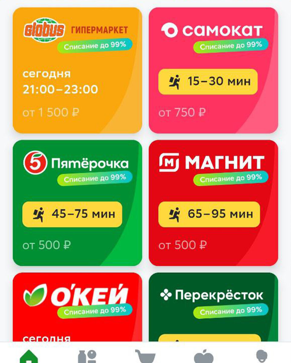 Магазины-партнёры, которые участвуют в акции