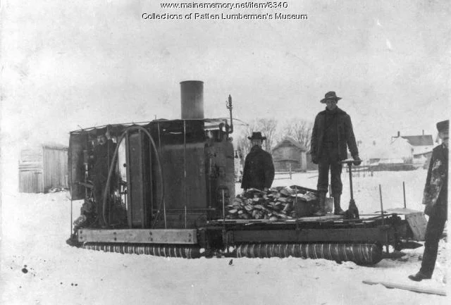 Паровой Peavey Snow Locomotive, примерно 1907 год